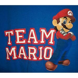 2006 Team Mario Cool‎ Graphic T Shirt Size Small Novelty